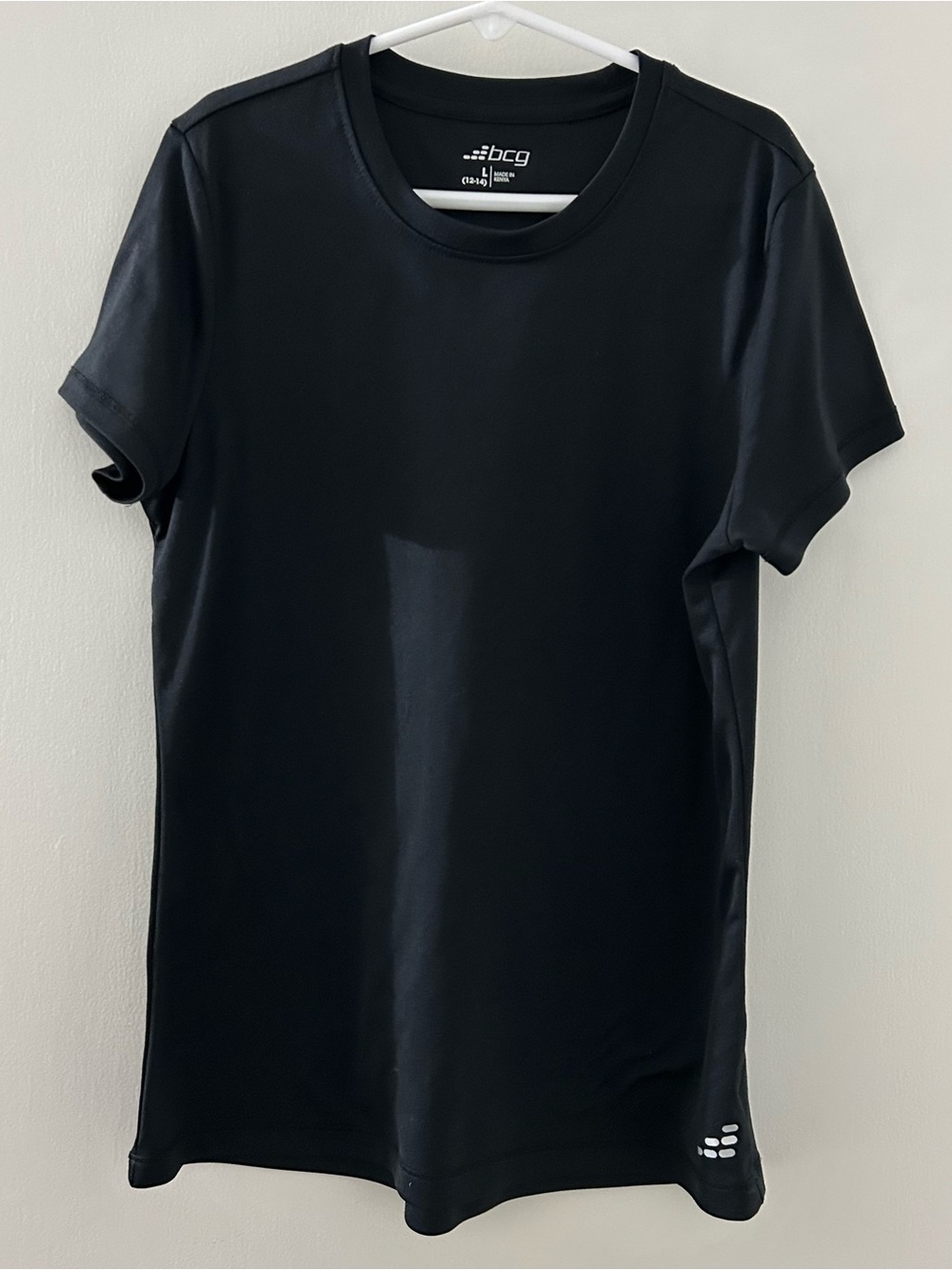 bcg Black Short Sleeve Performance Tee